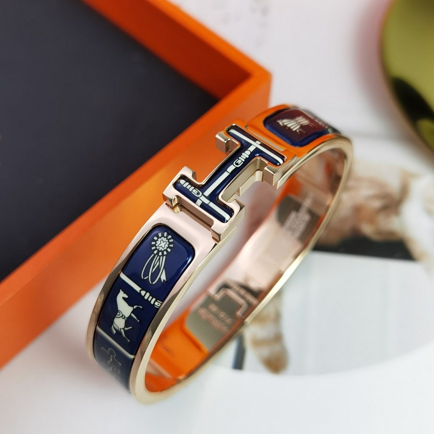 [Aurora]H COUVERTURES DARK BLUE BRACELET