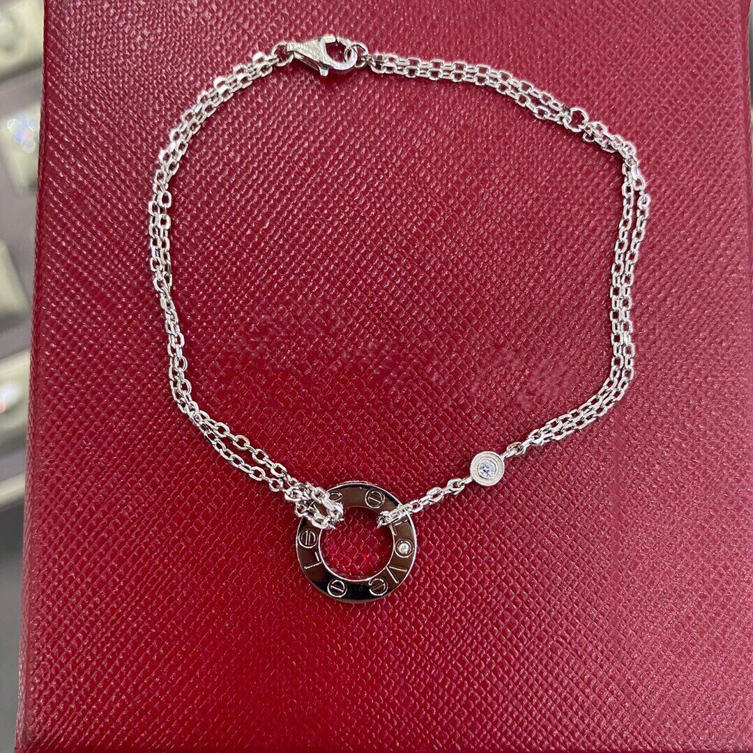 [Aurora]LOVE BRACELET 2 DIAMOND