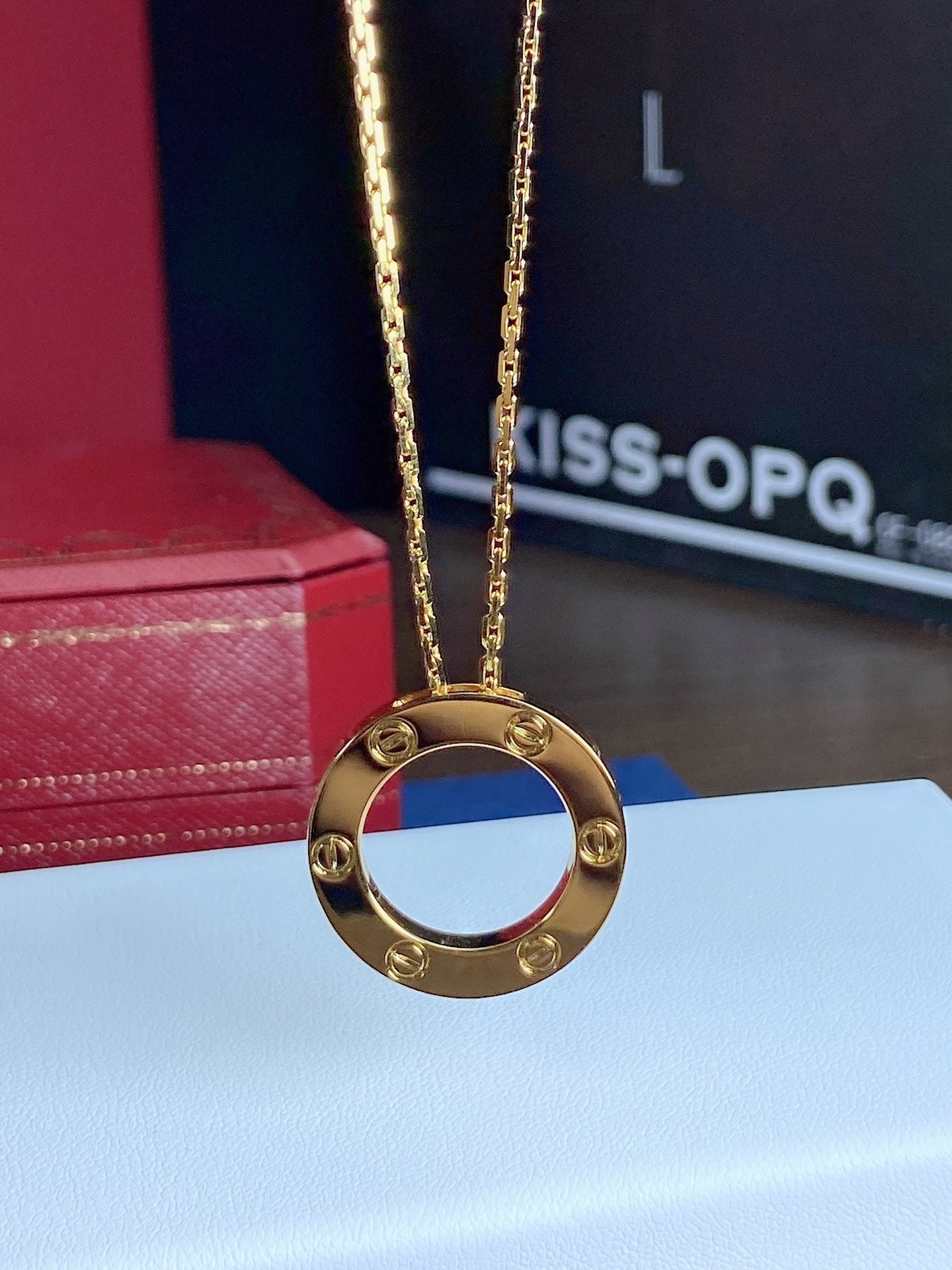 [Aurora]LOVE NECKLACE 16MM