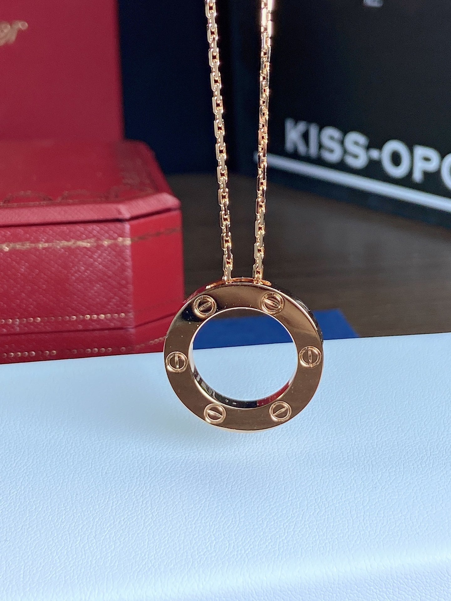 [Aurora]LOVE NECKLACE 16MM