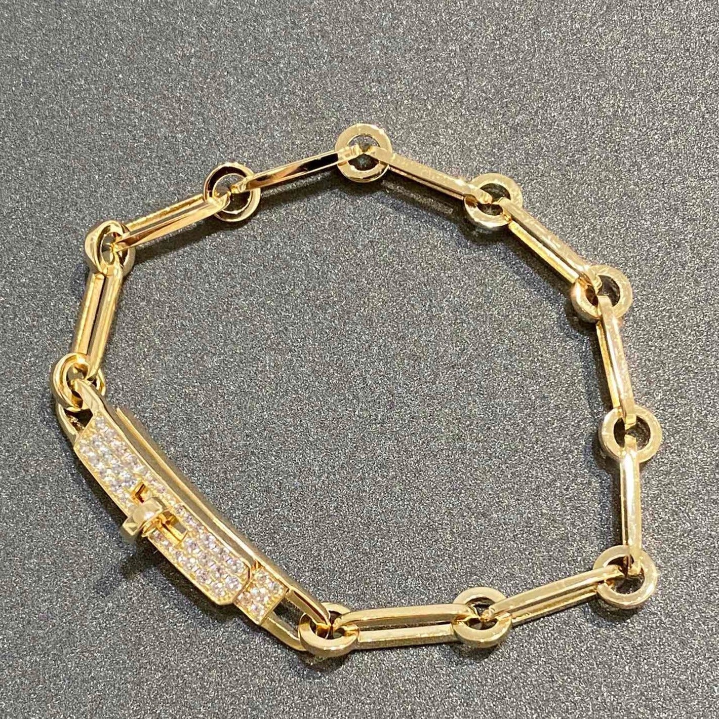 [Aurora]CHAINE BRACELET SMALL MODEL DIAMOND