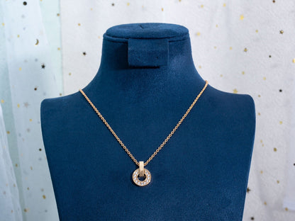 [Aurora]GARI NECKLACE PINK GOLD DIAMOND