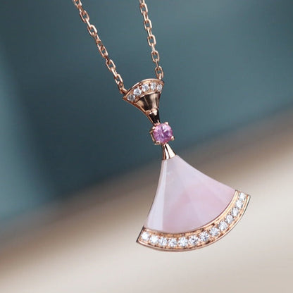 [AURORA]DREAM HALSKETTE ROSA MOP DIAMANT