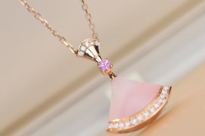 [AURORA]DREAM HALSKETTE ROSA MOP DIAMANT