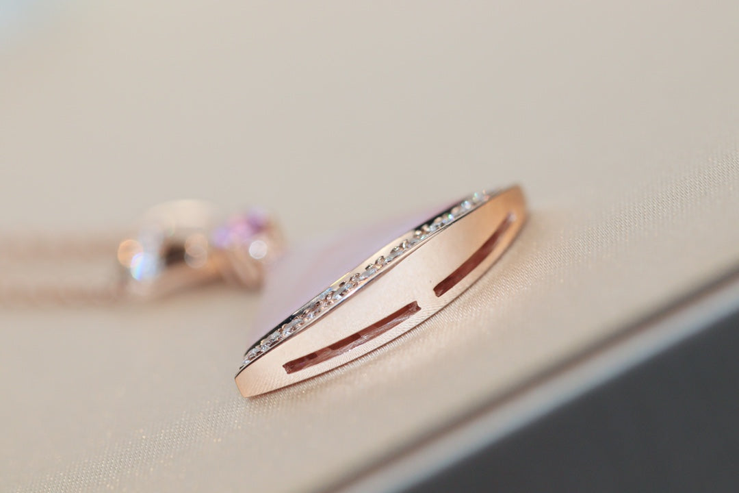 [AURORA]DREAM HALSKETTE ROSA MOP DIAMANT