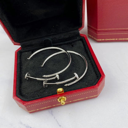 [AURORA]JUSTE FULL DIAMOND LARGE EARRINGS