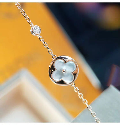 [Aurora]SUN MOP GOLD 1 DIAMOND NECKLACE