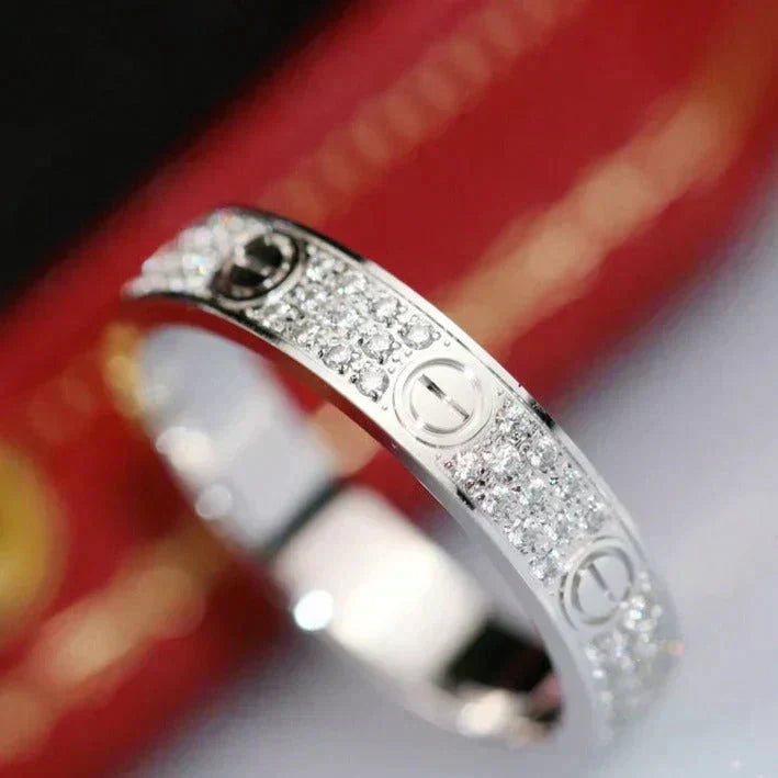 [AURORA]ラブリング 3.6mm ダイヤモンドパヴェ