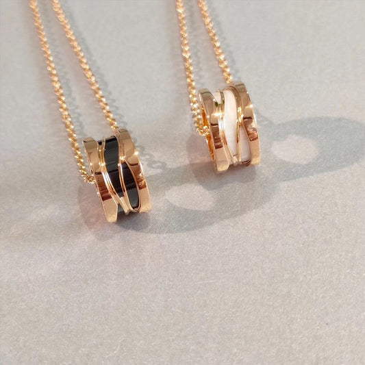 [Aurora]ZERO 1 NECKLACE PINK GOLD