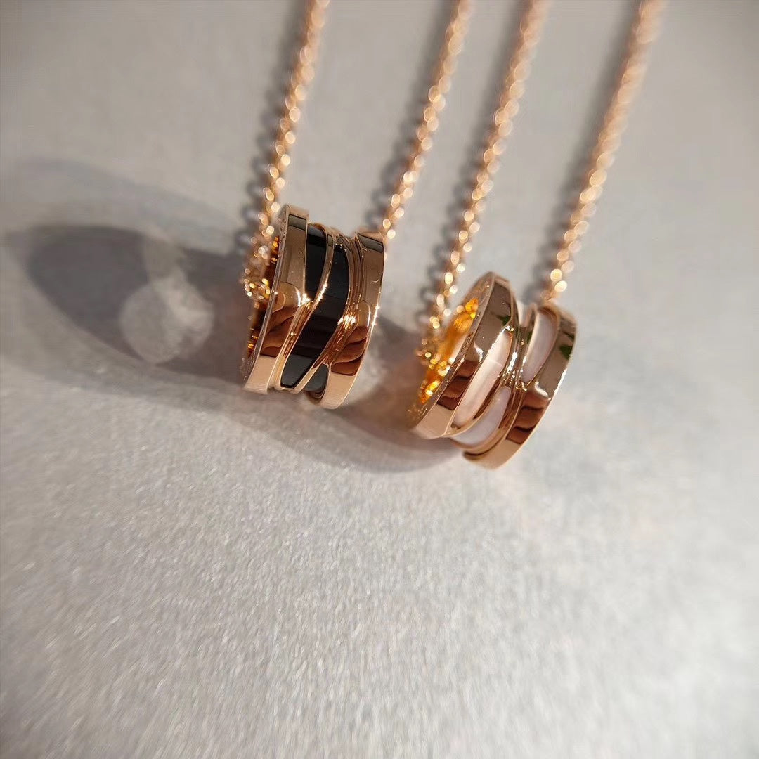 [Aurora]ZERO 1 NECKLACE PINK GOLD