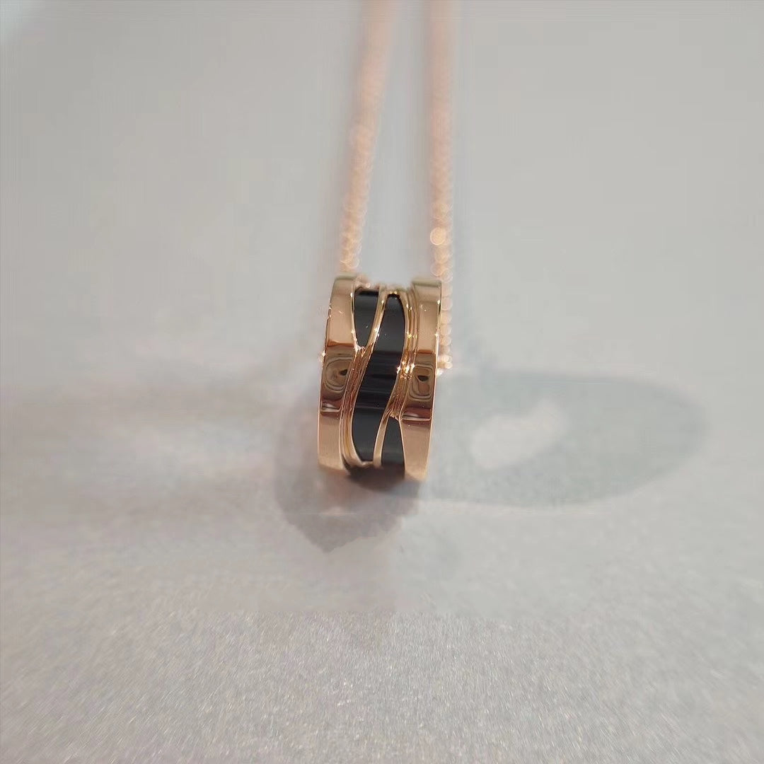 [Aurora]ZERO 1 NECKLACE PINK GOLD