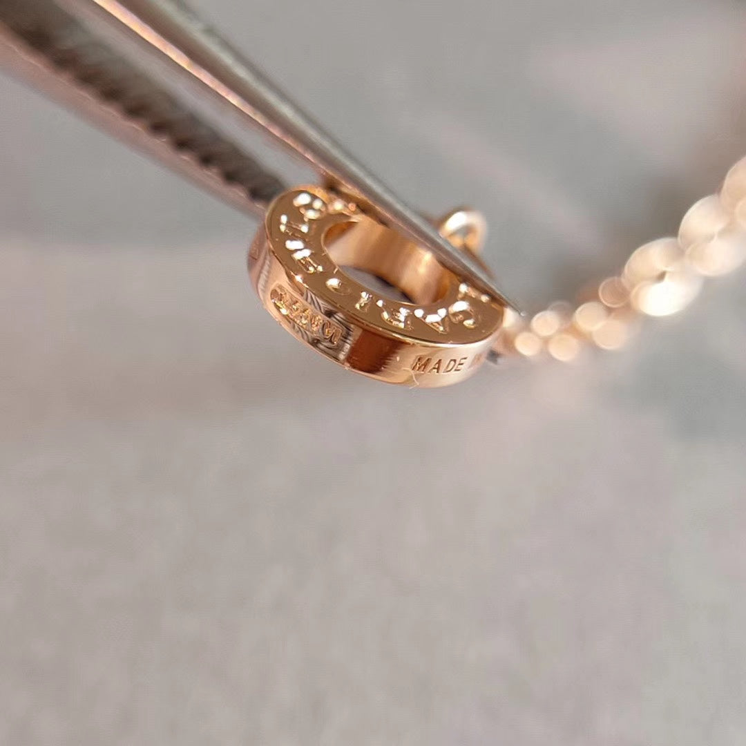 [Aurora]ZERO 1 NECKLACE PINK GOLD