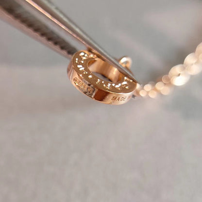 [Aurora]ZERO 1 NECKLACE PINK GOLD