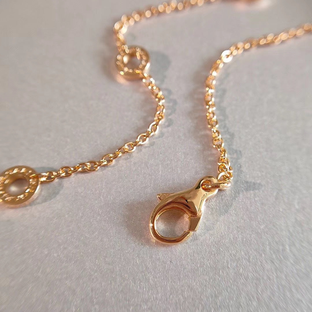 [Aurora]ZERO 1 NECKLACE PINK GOLD