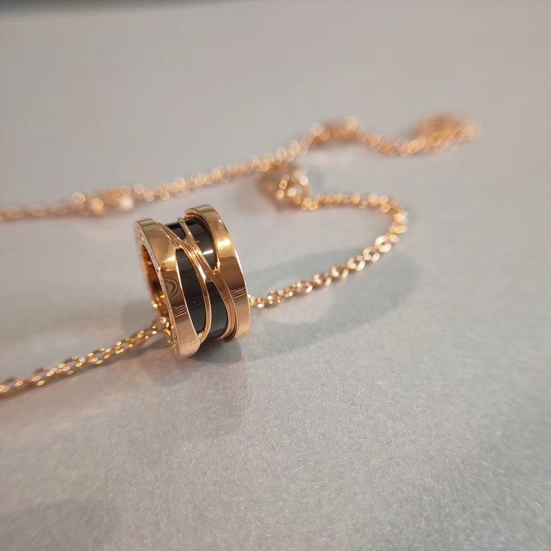 [Aurora]ZERO 1 NECKLACE PINK GOLD