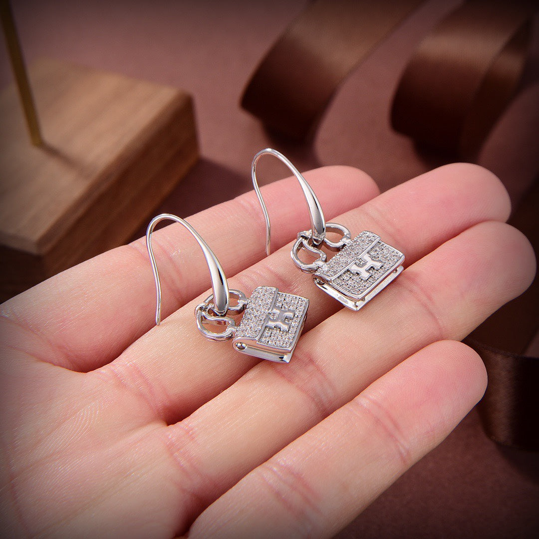 [Aurora]KELLY DIAMOND EARRINGS