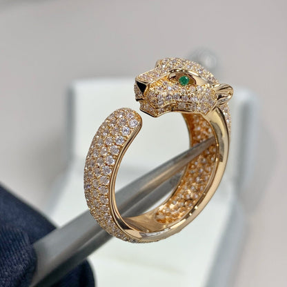 [AURORA]PANTHERE PINK GOLD DIAMOND RING