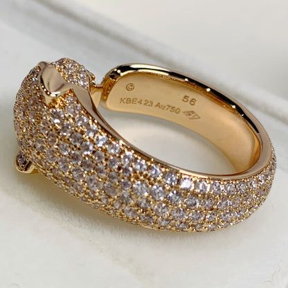 [Aurora]PANTHERE PINK GOLD DIAMOND RING