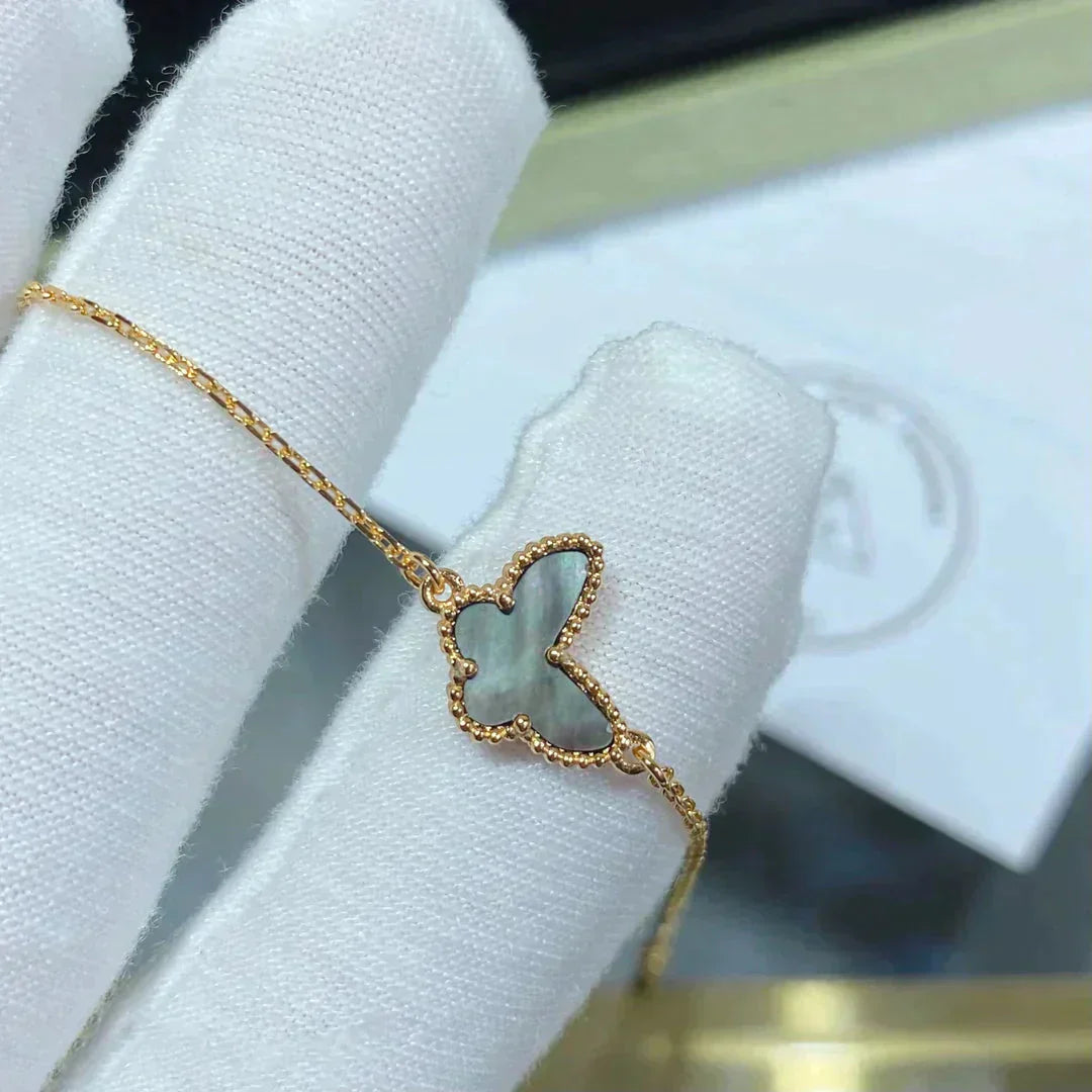 [Aurora]BUTTERFLY DARK MOP BUTTERFLY BRACELET