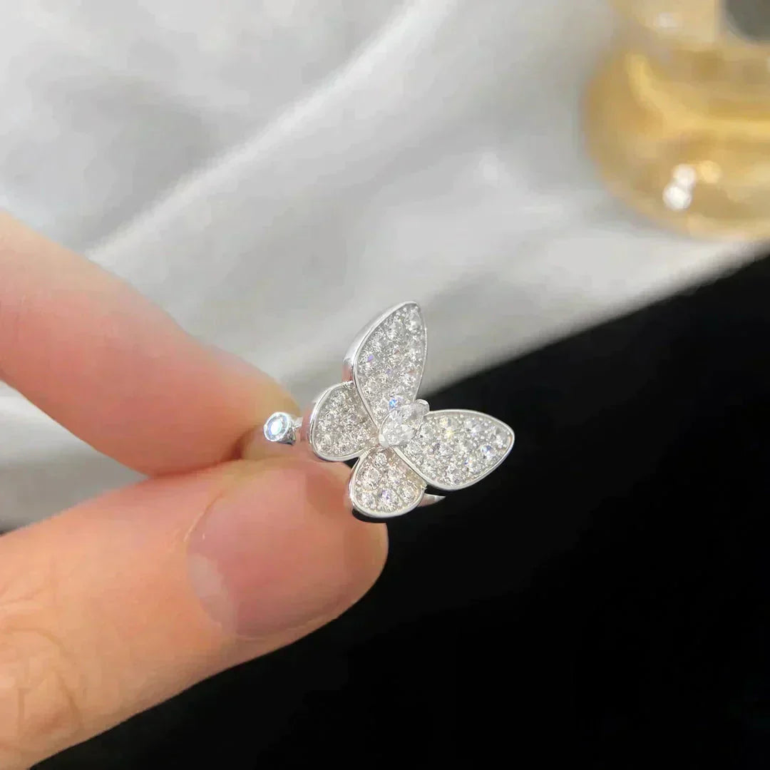 [Aurora]BUTTERFLY DIAMOND RING
