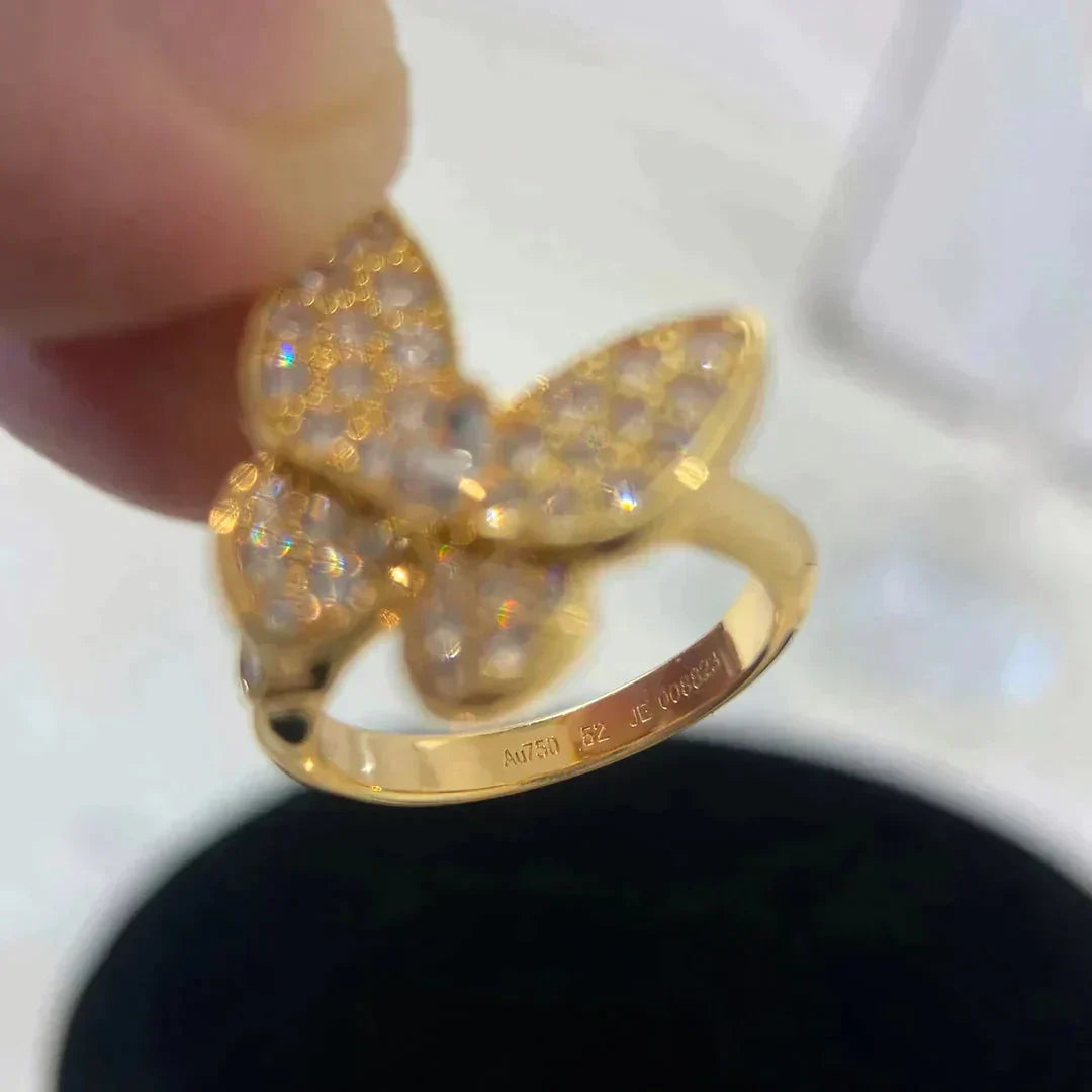[Aurora]BUTTERFLY DIAMOND RING
