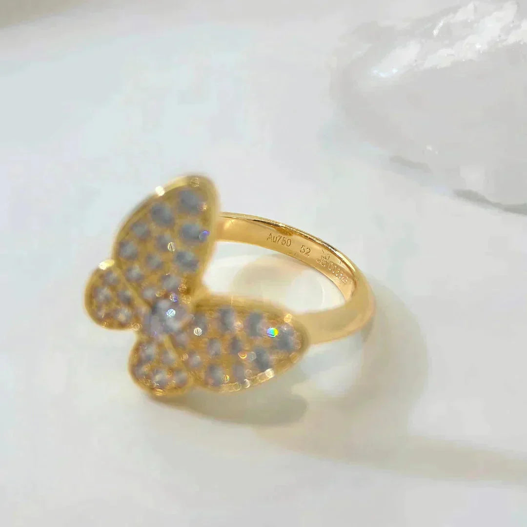 [Aurora]BUTTERFLY DIAMOND RING