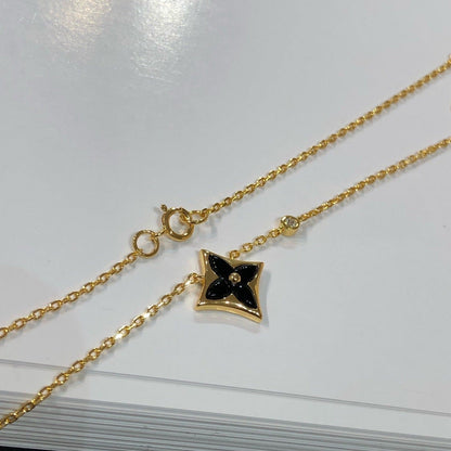 [Aurora]STAR BLACK MOP NECKLACE