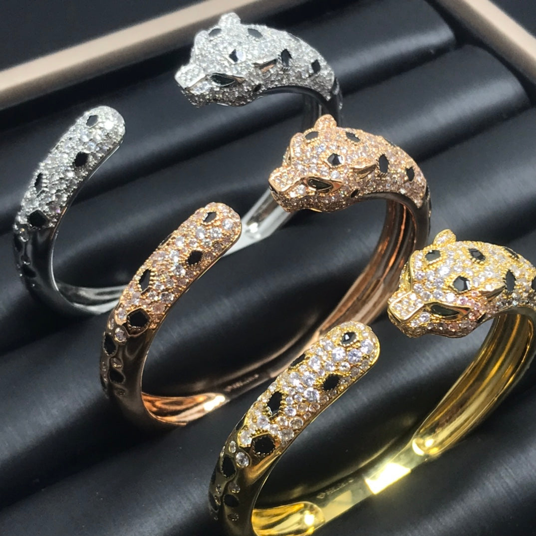 [AURORA]PANTHERE BIG BRACELET DIAMONDS