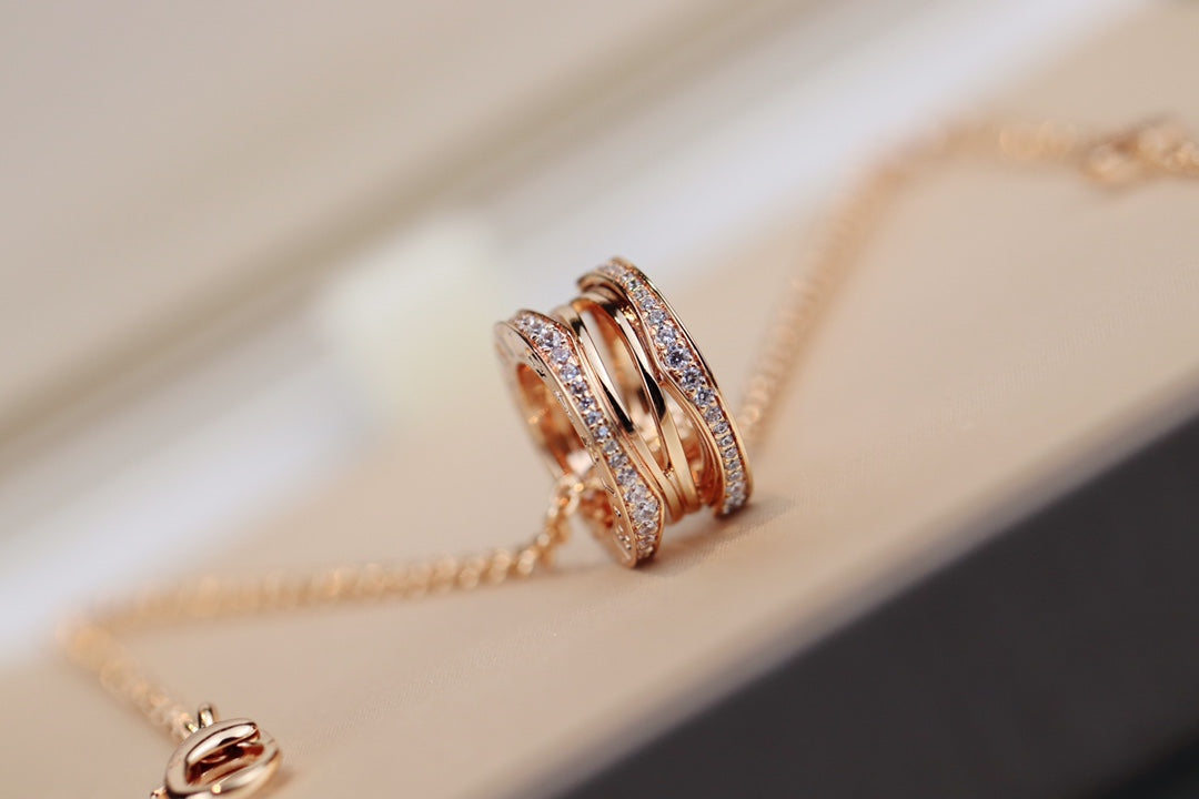 [Aurora]ZERO 1 PINK GOLD NECKLACE