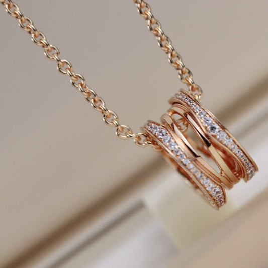 [Aurora]ZERO 1 PINK GOLD NECKLACE