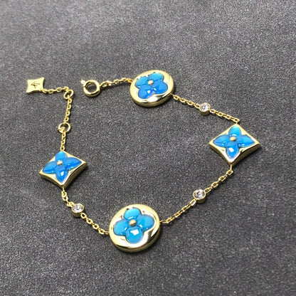 [Aurora]STAR AND SUN TURQUOISE 4 MOTIFS 3 DIAMONDS