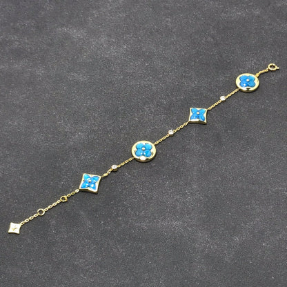 [Aurora]STAR AND SUN TURQUOISE 4 MOTIFS 3 DIAMONDS