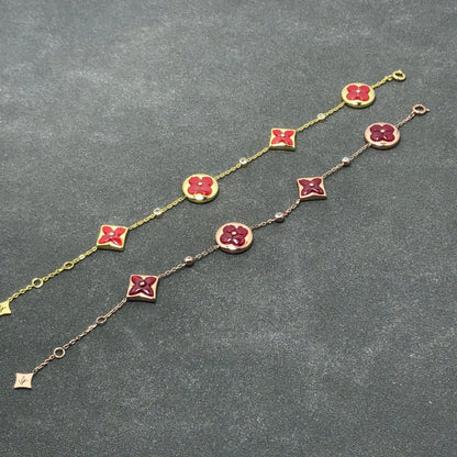 [Aurora]STAR AND SUN CARNELIAN 4 MOTIFS 3 DIAMONDS