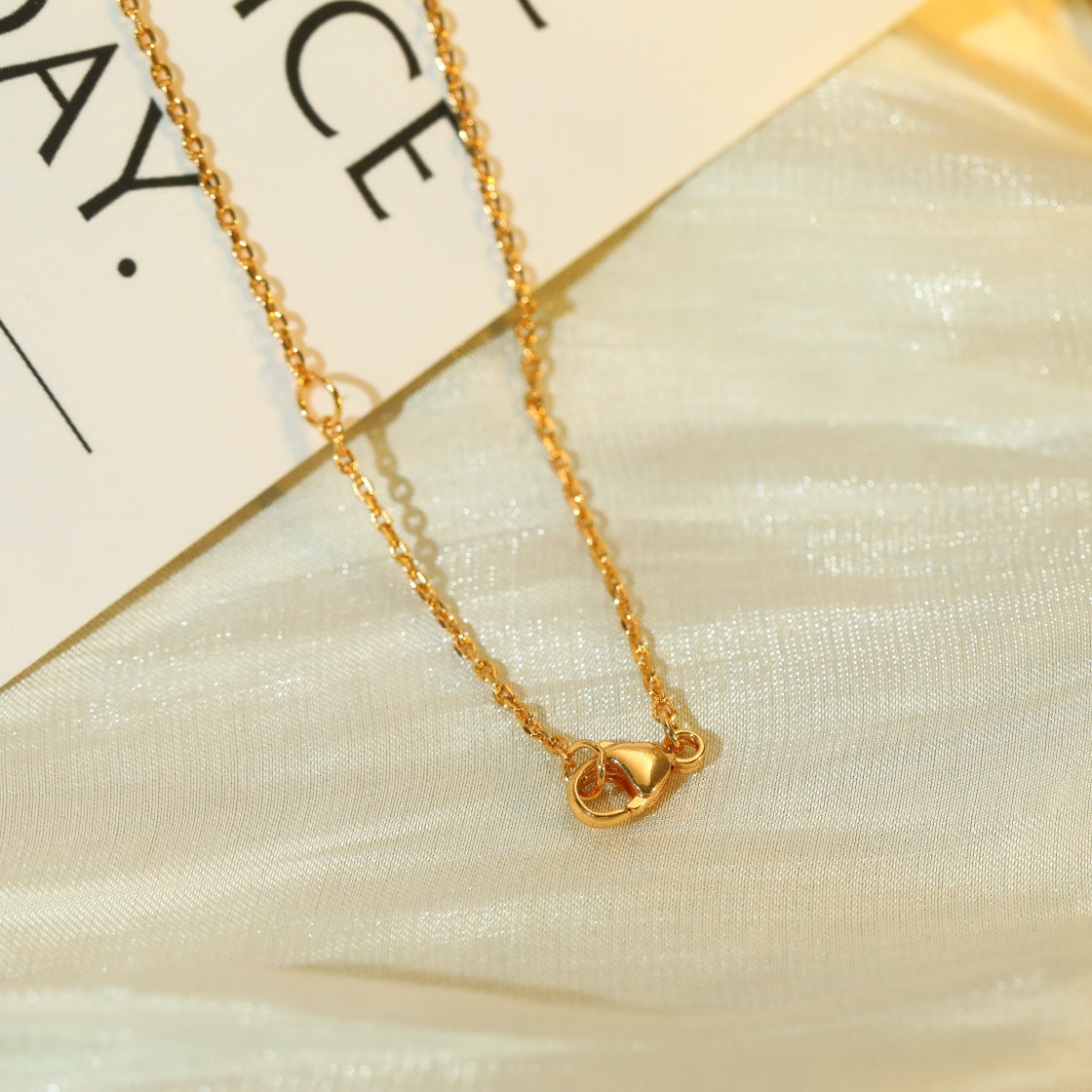 [Aurora]VOLT SILVER DIAMOND PEDANT NECKLACE