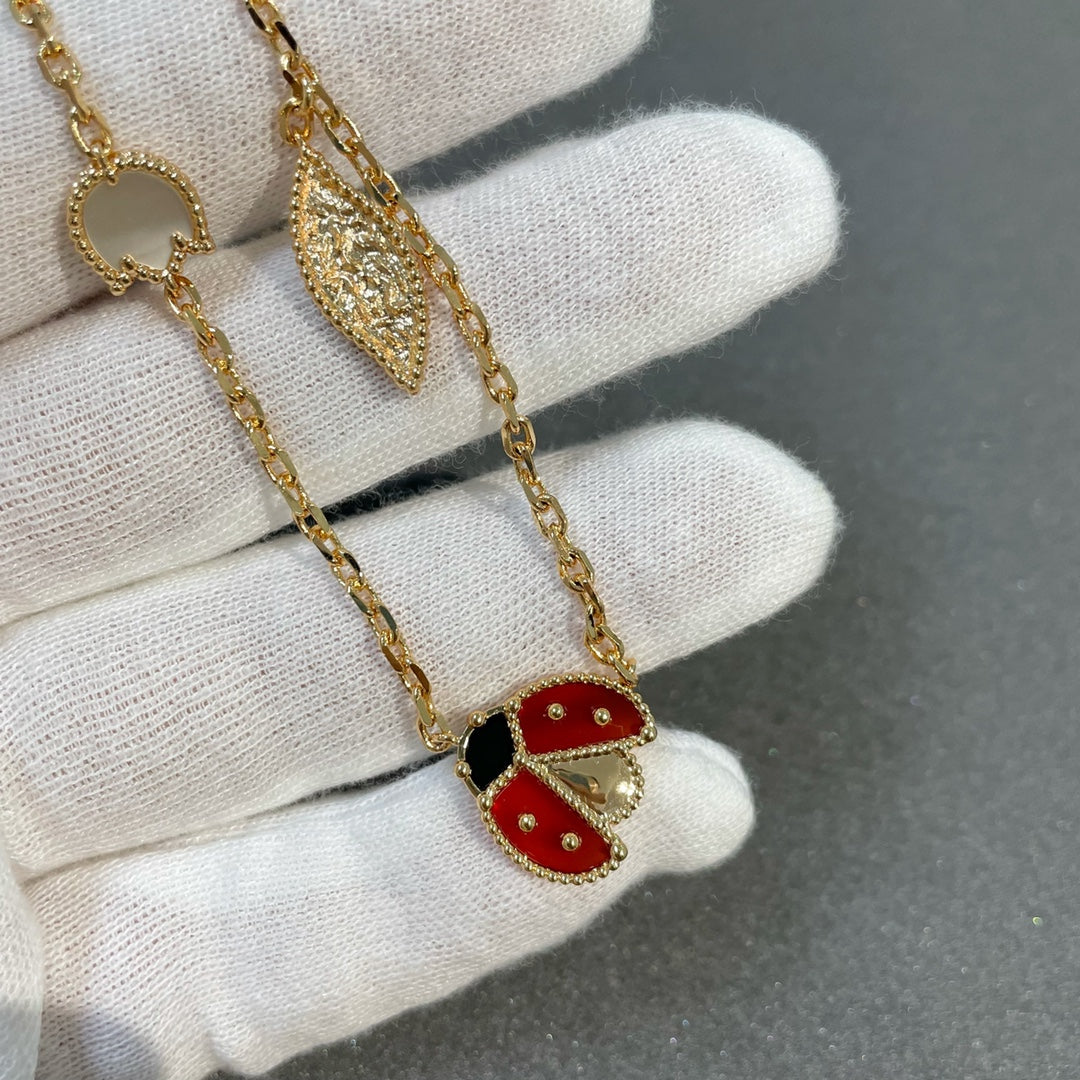 [Aurora]LUCKY SPRING 15 MOTIFS GOLD NECKLACE