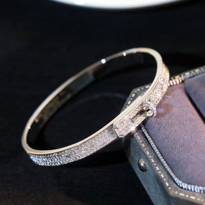 [Aurora]KELLY BRACELET DIAMOND PAVED