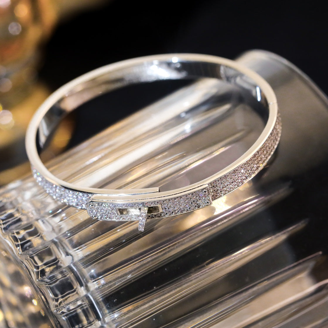 [Aurora]KELLY BRACELET DIAMOND PAVED
