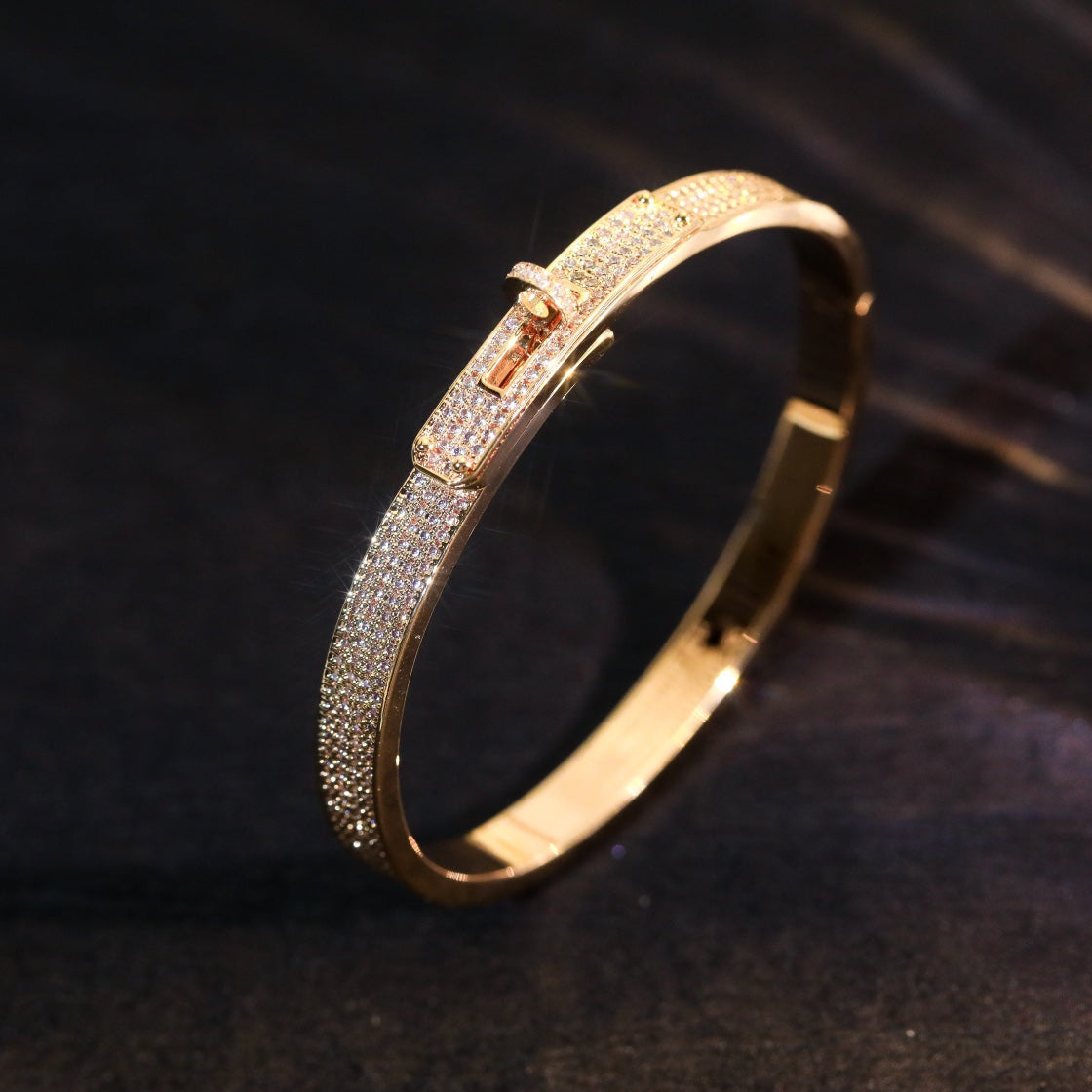 [Aurora]KELLY BRACELET DIAMOND PAVED