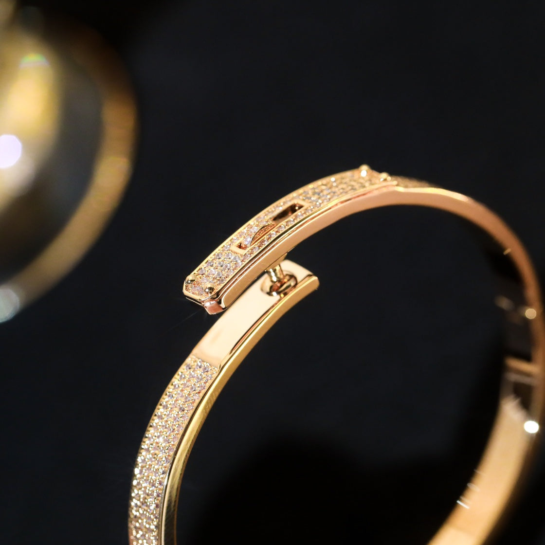 [Aurora]KELLY BRACELET DIAMOND PAVED