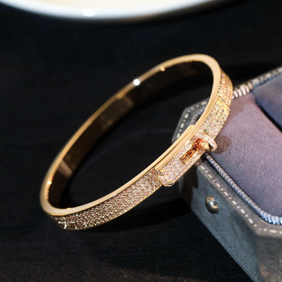 [Aurora]KELLY BRACELET DIAMOND PAVED