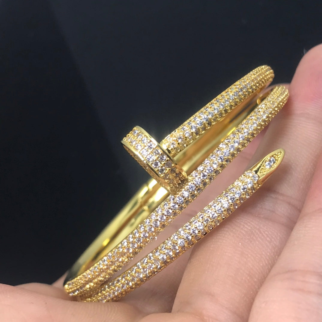 [AURORA]JUSTE ブレスレット 3.5MM 2列 ダイヤモンド