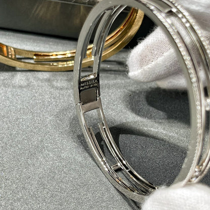 [AURORA]MOVE 10TH PAVED DIAMOND BRACELET