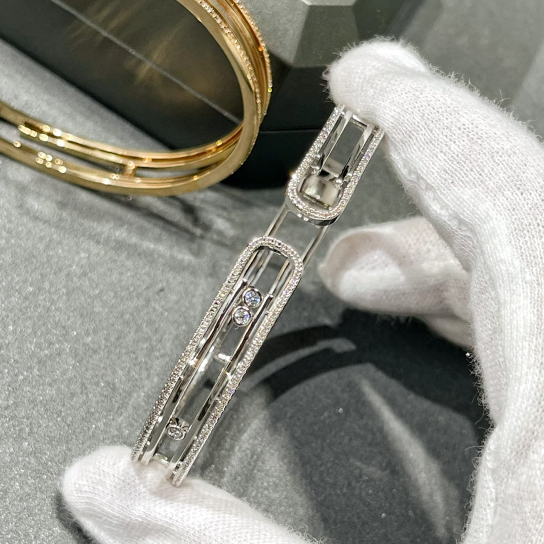 [AURORA]MOVE 10TH PAVED DIAMOND BRACELET