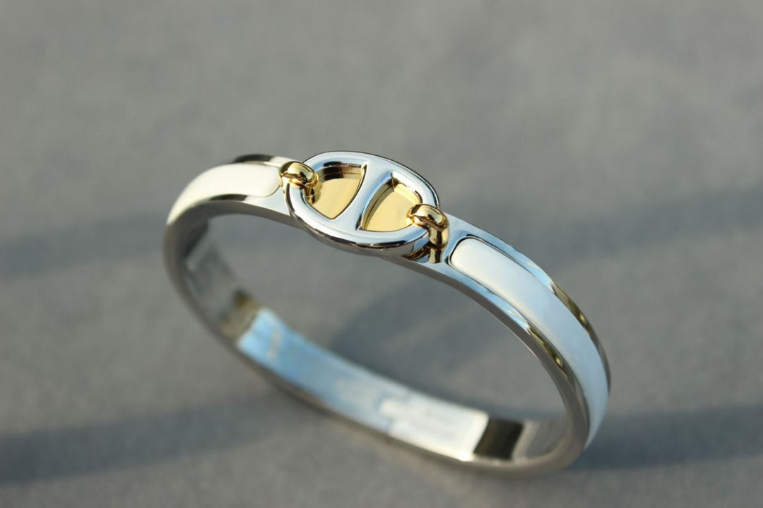 [AURORA]CLIC CHAINE SILVER BRACELET