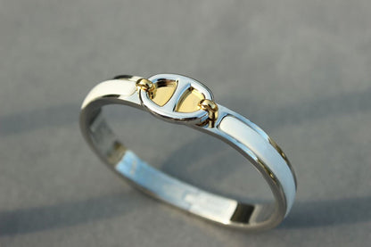 [AURORA]CLIC CHAINE SILVER BRACELET