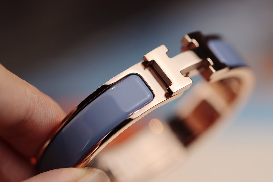[オーロラ]Hブレスレット 12mm ブルーグレー