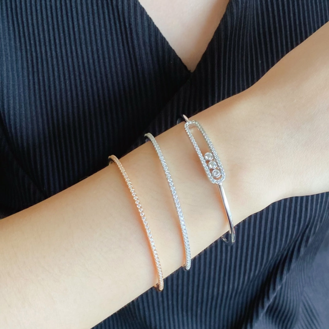 [Aurora]MINI DIAMOND TENNIS BRACELET