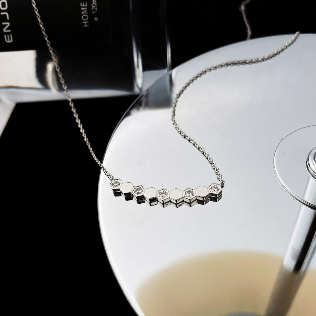 [Aurora]BEE MY LOVE DIAMOND NECKLACE