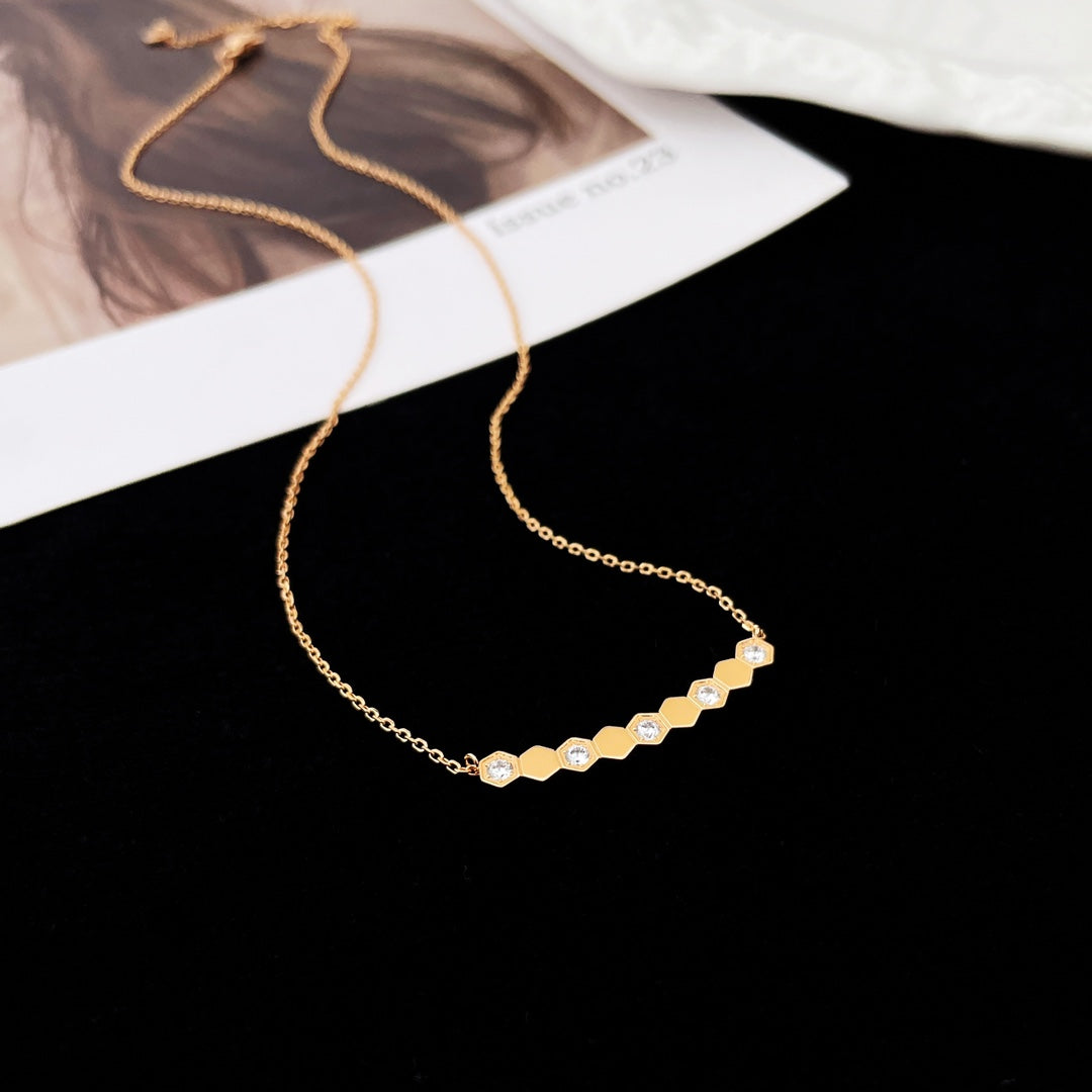 [Aurora]BEE MY LOVE DIAMOND NECKLACE