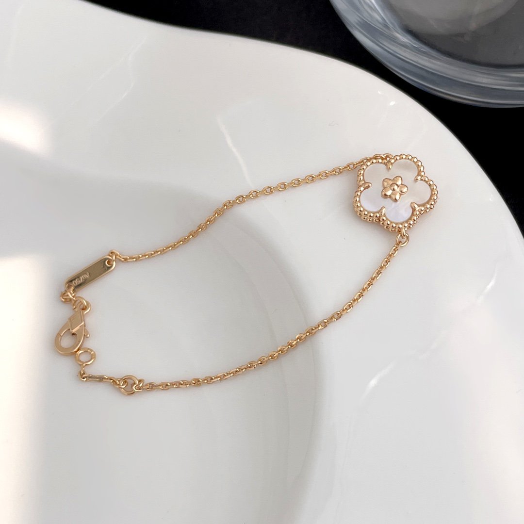 [AURORA]LUCKY SPRING ROSE GOLD MOP BRACELET